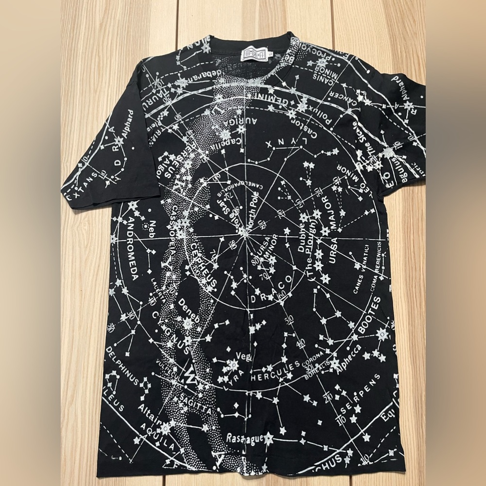 Vintage‎ Modern Star Astrology Constellation AOP SS Shirt